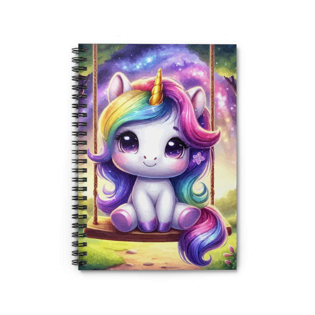 Starry Swing Kawaii Unicorn Journal