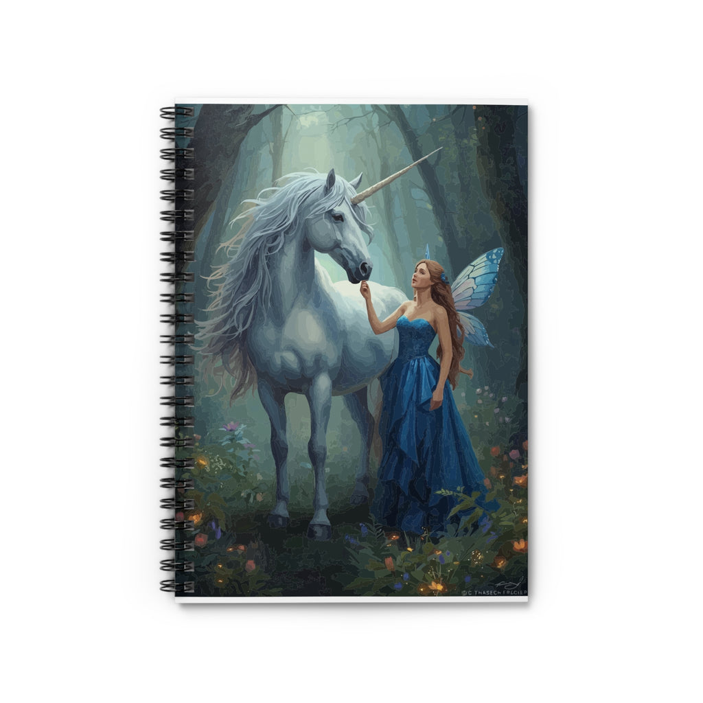 Magical Unicorn Whispering Woods Reflection Journal
