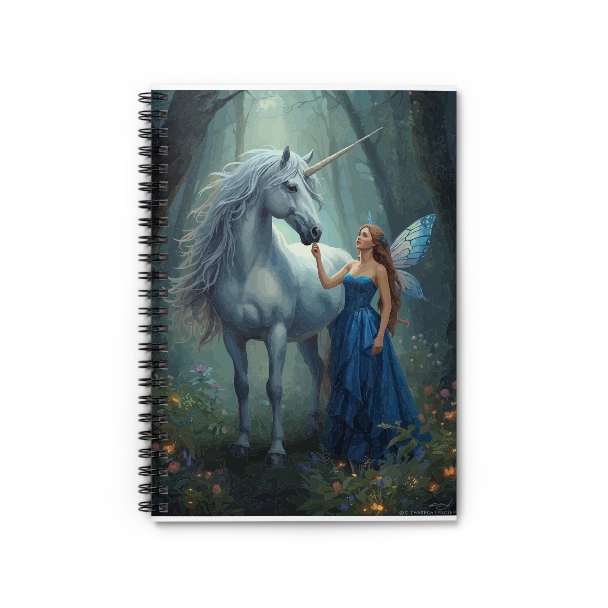 Magical Unicorn Whispering Woods Reflection Journal