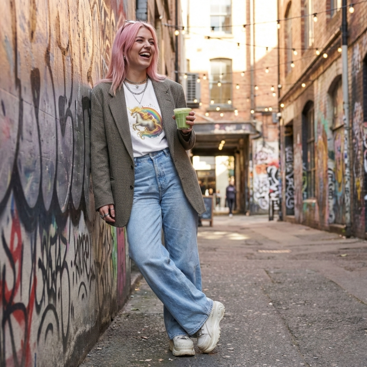 Golden Halo Urban Legend Unicorn Tee