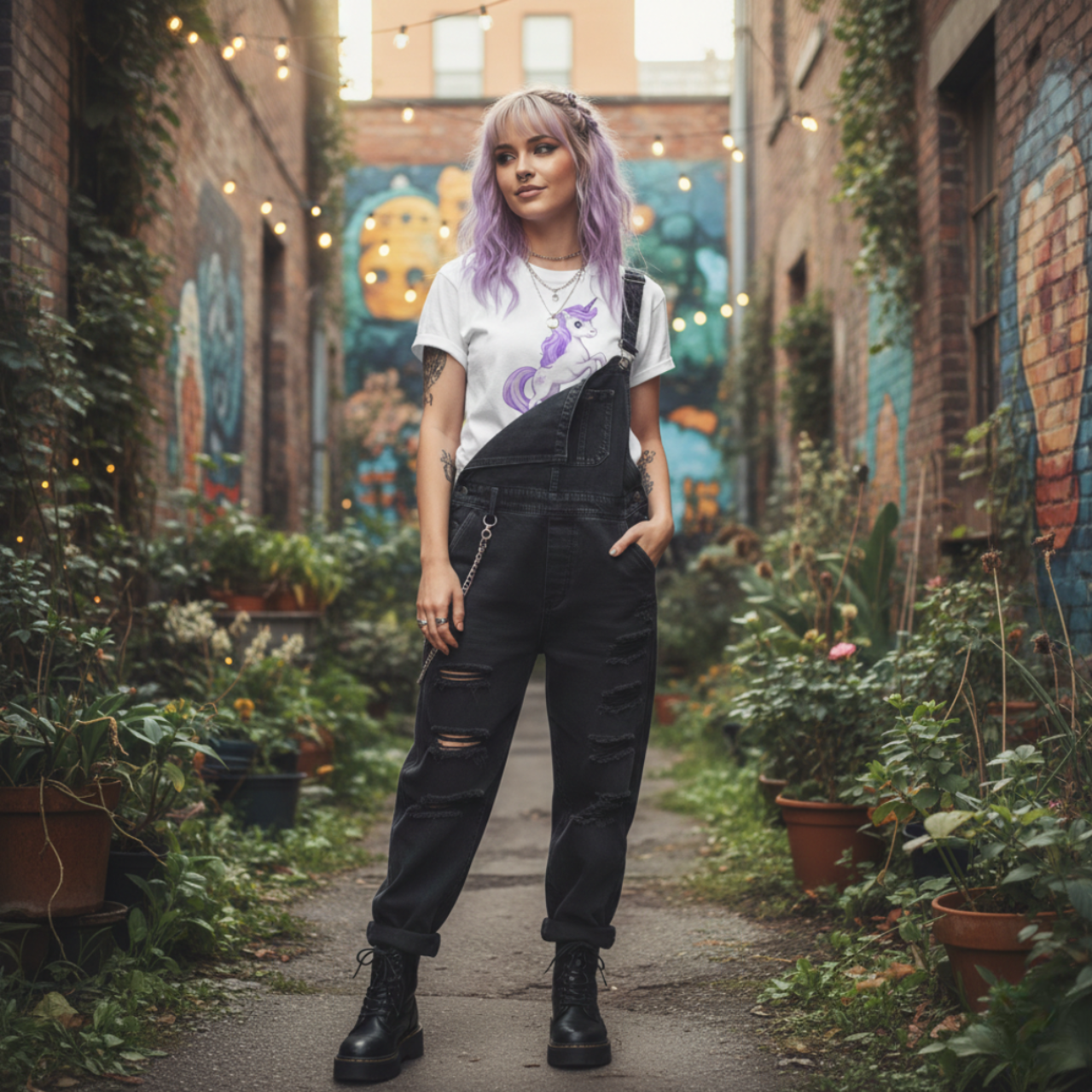 Lavender Street Urban Unicorn Tee