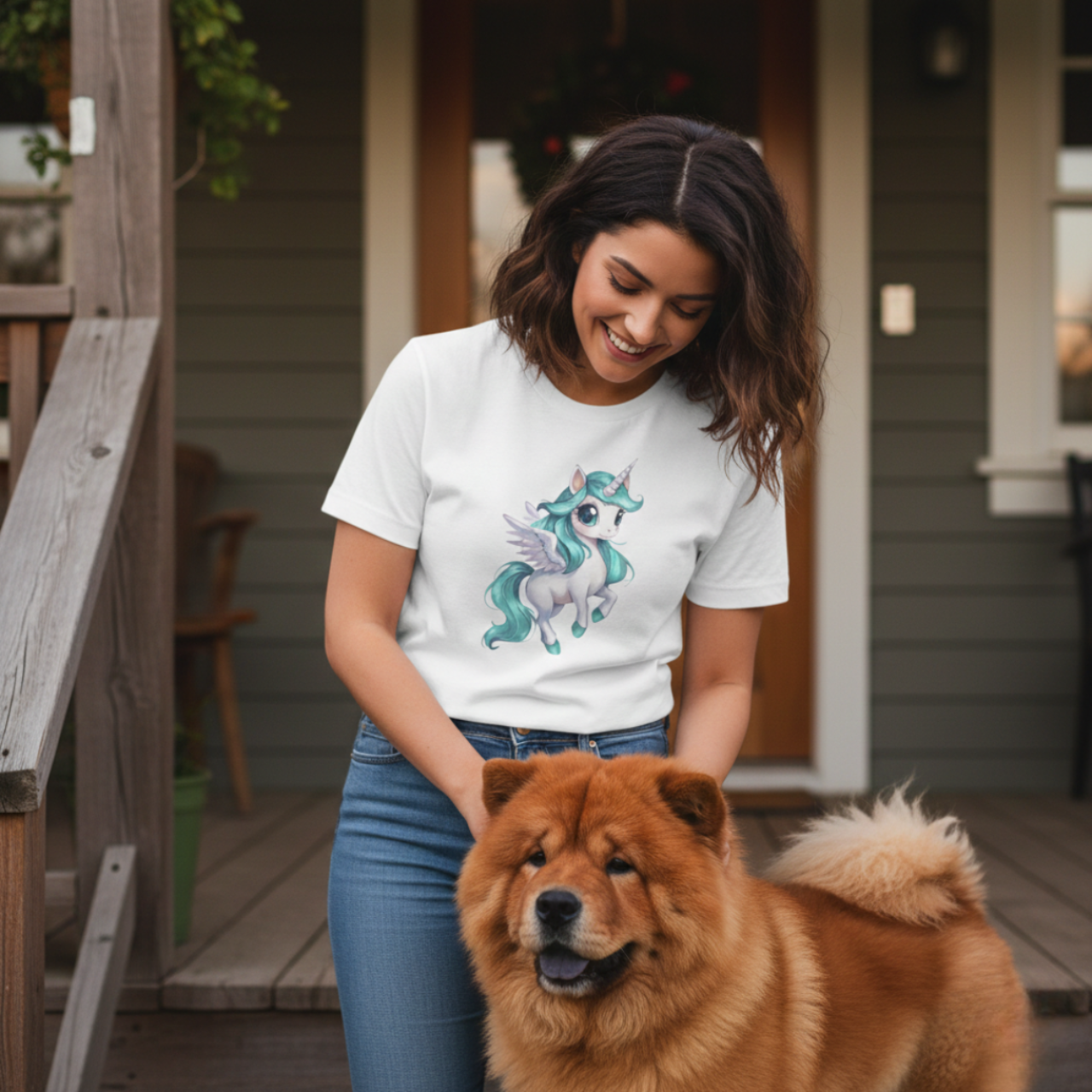 Sky Dancer Ethereal Winged Unicorn Tee