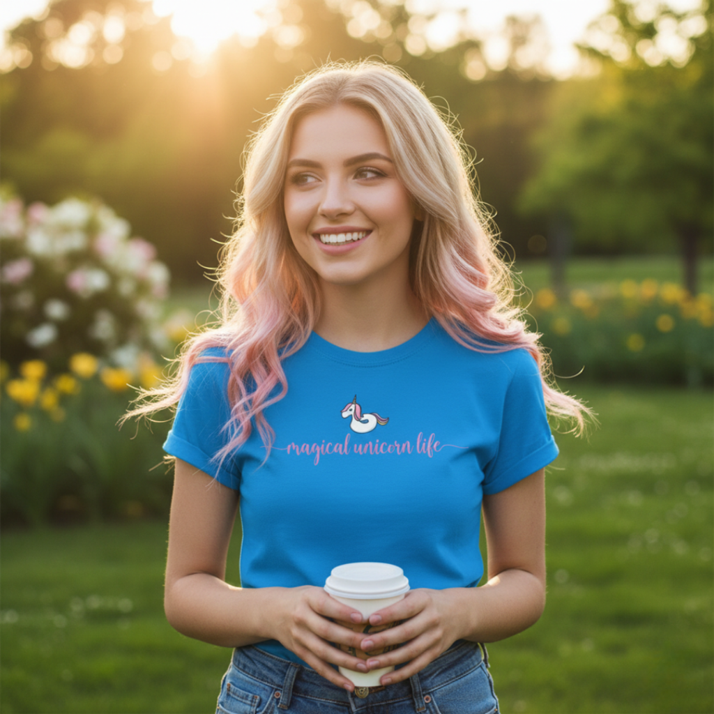 Signature Magic Minimalist Unicorn Tee