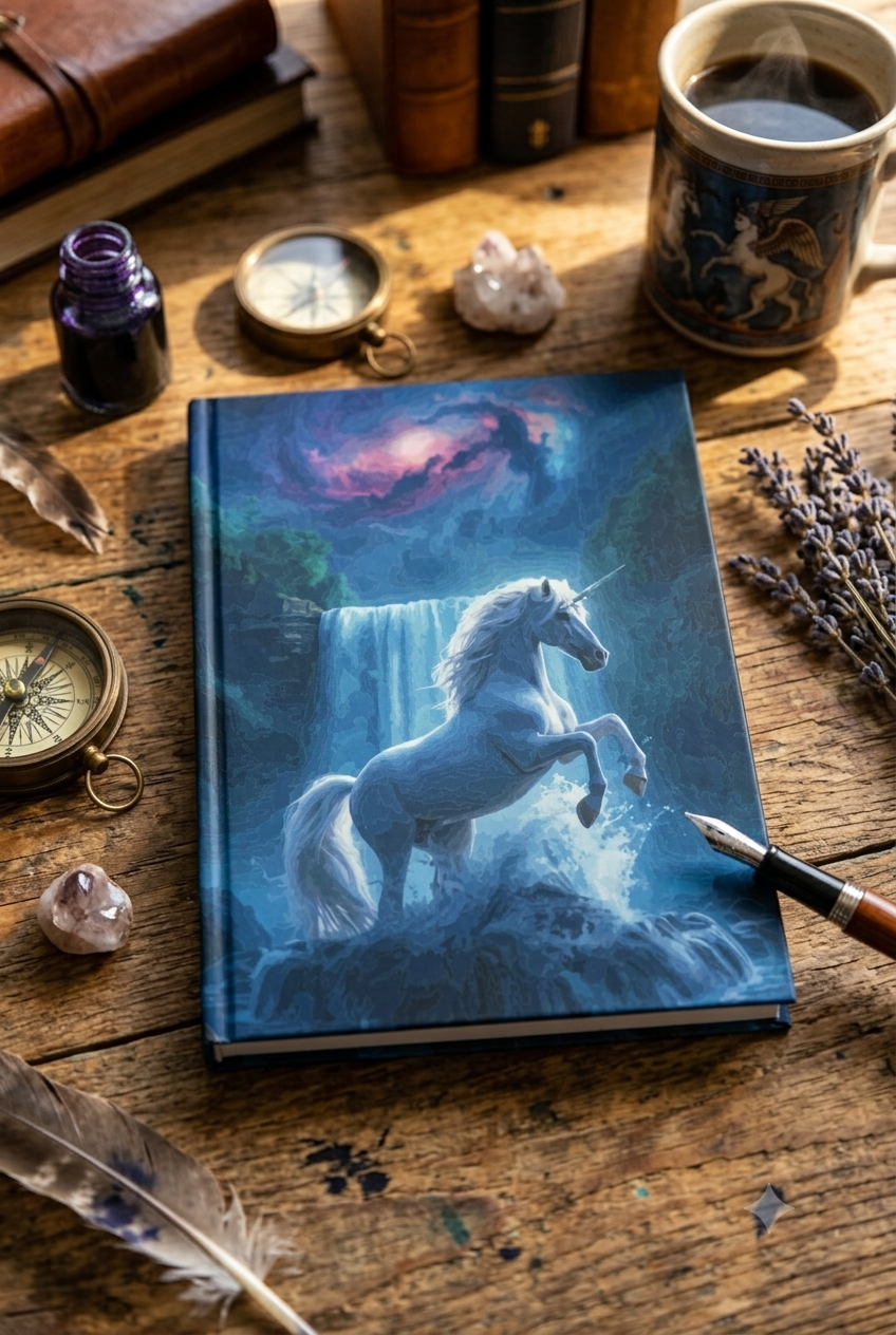 Celestial Falls Unicorn Dream Journal