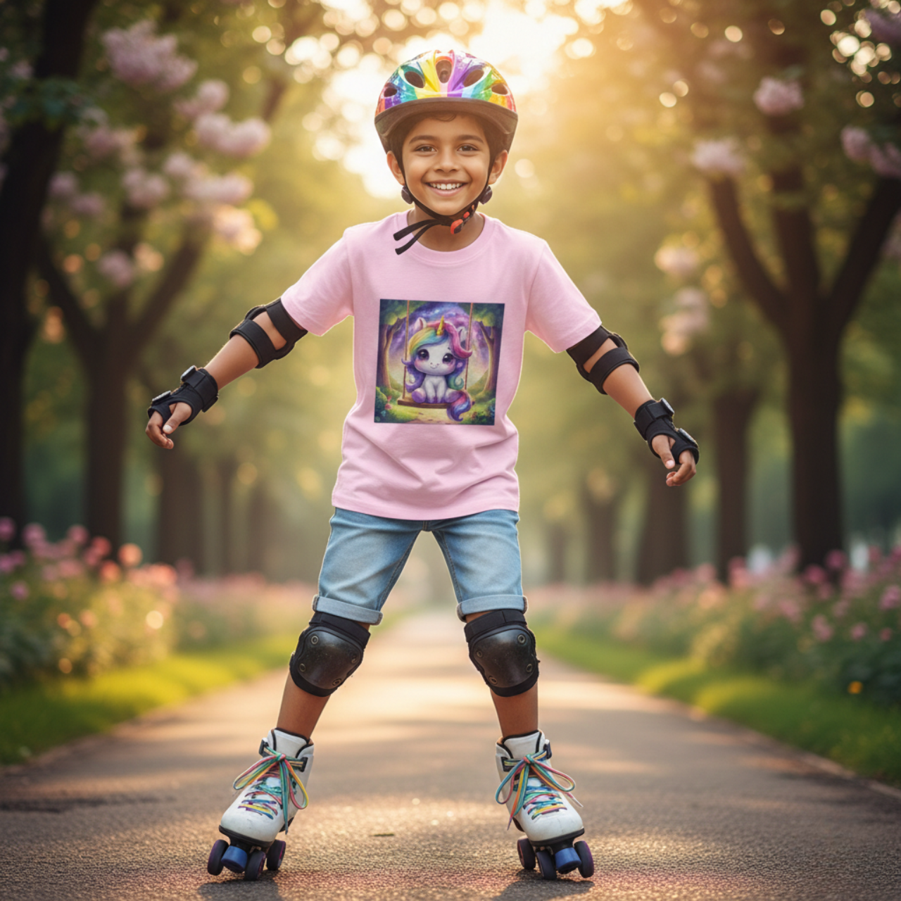 Starry Swing Kids’ Magical Unicorn Tee